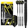 Harrows Set di freccette NX90 con punta in acciaio al tungsteno al 90% da 21 g, 22 g, 23 g, 24 g, 25 g e 26 g, include aste nere Supergrip Midi e alette Micron NX90 - 22 G Quick Point
