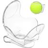 Lurrose Clip per Palline da Tennis Trasparente in ABS Impedisce Rotolamento Supporto Leggero per 1 Pallina per Allenamento Sportivo e Uso Outdoor