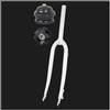 BSFHQS Forcella Rigida per Mountain Bike/Bici da Strada, con Serie Sterzo QR 9 * 100mm