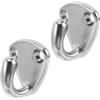 GALPADA Ganci in Acciaio Inox 2 Pezzi per Cappotti e Cappelli Accessori Nautici per Uso in Coperta e Barche