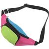 CLISPEED Marsupio Donna Vintage Oxford Doppia Fibbia e Tracolla Regolabile Larga, Borsa da Cintura Multi-tasca per Attività Quotidiane e Campeggio All'aperto