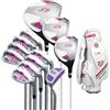 Yunmeryker Set Completo Mazze da Golf Donna con Sacca da Golf Inclusa - 12 Mazze per Principianti e Appassionate