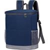 Generic Zaino termico di grande capacità, a prova di perdite, per campeggio, spiaggia, escursionismo, pesca, pranzo, picnic, kayak (blu, taglia unica)