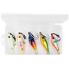 Sandyseptember Slow Jigging - Set di 5 cucchiai da pesca luminosi, in metallo, per trota, pesce persico, esche luminose per pesca in mare e fiume, 7-60 g (15 g)