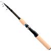 Tufgo Canna da pesca telescopica in fibra di carbonio, leggera, con impugnatura antiscivolo, per bambini e principianti, da 90 cm a 210 cm (150 cm)
