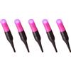 JAMIEKA 5Pcs Light Up Bobbers LED Glow Stick Night Fishing Bobbers per galleggianti da pesca e LED Elettronico Glowing Stick Float Tail Light