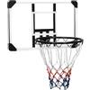 LPERTGFHU Canestro da basket con tavola, 71 x 45 cm, per montaggio a parete, in policarbonato, per bambini e adulti, per interni ed esterni