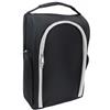 harayaa Borsa Porta Scarpe da Golf Custodia Scarpe Sport Borsetta Organizzatore Contenitore Tela Resistente Manico Morbido Cerniera Liscia Tasche Palline, Nero, Nero