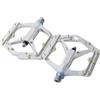 FUANA Pedali da ciclismo in alluminio CNC dal design piatto con tecnologia di cuscinetto DU per bici da strada, antiscivolo per superficie 12 x 10,6 cm