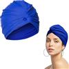 KARELLS Cuffie Piscina,Cuffie Da Nuoto,Swimming Hat,Swim Cap,Cuffia Da Bagno,Cuffia Piscina Capelli Lunghi,cuffia piscina donna,Protezione dei Capelli Cuffia Nuoto,Cuffia Nuoto Elastica,Blu
