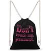 FWJZDSP Zaino con coulisse Don't Touch Me stile contadino, borsa a tracolla, borsa sportiva da viaggio, borsa da palestra unisex
