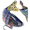 Générique Bass Pesca Bass Salato Basso | Giro di tonno da pesca alla trota per principianti per professionisti per acqua dolce, acqua salata