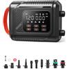 Blytech Pompa elettrica portatile, 20 psi, ad alta pressione, con connettore per auto da 12 V CC, gonfiaggio e sgonfiaggio intelligente a doppio stadio, spegnimento automatico per SUP, kayak, tende e
