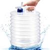 Generico Tanica con rubinetto 5L Pieghevole Antigoccia Con Manico E Rubinetto