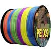 Sandyseptember PE X9 per lenza intrecciata da 100 m per corda da pesca in mare a nove fili ultra ad alta resistenza resistente all'abrasione esca principale per acqua dolce (1,0)