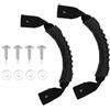 Tsophreniq 2 / 4 pezzi Kayak Paddles Grip Ricambio Ergonomico Antiscivolo Maniglia Canoe Tessuto Cinghia Extra Maniglia Kayak Carry