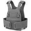 ZAYAIO Gilet Tattico Ultraleggero - Peso Inferiore A 0,51 kg, Compatibile Molle, Vita Regolabile 80-110 Cm, Design Mimetico(WG)