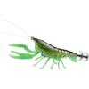 NexRen Esca per gamberi 12,5 cm, esca per calamari ad affondamento lento con luce LED, per pesca notturna, attrezzatura da mare, arancione (05)