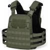 ZAYAIO Gilet Tattico A Sgancio Rapido con Molle, Compatibilità Piastra - Design On/off, Resistente for L'allenamento E L'uso All'aperto(RG)