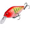 Marchfunny Esca da nuoto snodata da 8,3 cm, 14,9 g, con sonagli interni per luccio, pesce persico, movimento oscillante realistico, attrezzatura da pesca in acqua salata arancione (colore B)