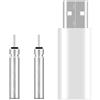 Générique Caricatore galleggiante da pesca - Luce elettronica LED USB per