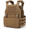 ZAYAIO Gilet Tattico Leggero con Spallacci Ispessiti, Cinghia Molle Completa, Vita Regolabile da 80 A 110 Cm, Piastre SAPI Compatibili(CB)