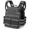 ZAYAIO Gilet Tattico Mimetico Knight: Piastra Posteriore Laser Molle Leggera A Sgancio Rapido Inclusa(G)