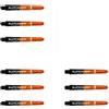 THOR-SPORTS Aste per freccette + alette Thor opzionali, Harrows Supergrip, Supergrip Fusion, Supergrip Fusion-X (Fusion Short 3 Set, arancione)