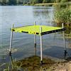 Generic Piattaforma di pesca leggera con foro per ombrello, design traforato ultraleggero, ideale per la pesca da riva, portatile e facile da usare, perfetta per i pescatori
