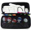 Rrlihjgu Porta guanti da golf, custodia per guanti da golf con sagomatore, custodia portatile per strumenti Divot, tee, marcatori per palline, sportivi, per donne e uomini