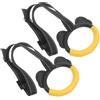 JOINPAYA Set di Anelli per Ginnastica in Nylon e Ferro, Attrezzatura per Trazioni per Migliorare Forza e Flessibilità, per Allenamento Indoor e Outdoor