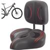 Generic Schienale Sella Sella Bike Seat, Triciclo Bicicletta Sedile Cuscino Con