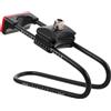 Tofficu Ammortizzatore per Sella Bici in Lega di Alluminio Assorbimento Shock e Design Comfort Bow per Sella Mountain Bike Nero Accessori per Bicicletta