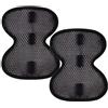 Wuzdy 2 Pezzi Fodera Casco Bici, Fodera in Rete, Isolante, Ammortizzante, Antiscivolo, Traspirante, Modello Universale