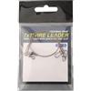 HaloModora Confezione da 2 terminali resistenti in acciaio inox con moschettone girevole per pesca in acqua dolce e salata (40 cm, 18 kg)
