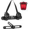 Weskjer Fibbia Laterale per Bicicletta, Kit Hardware Portabiciclette Pezzi di Ricambio per Biciclette Portapacchi Bicicletta Trasforma Ogni Borsa in una Borsa da Bicicletta Portabici per Borse