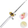 Generic Penna canna da pesca e mulinello Combo, Pen Canna da pesca tascabile portatile