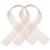BIUDECO Elastici per Scarpette da Danza Rosa 2 Pezzi in Gomma Elastica Rinforzata per Ballerine Comfort Duraturo per Prove di Danza e Balletto