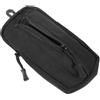 GLEAVI Marsupio da Viaggio in Nylon Leggero Nero, Porta Bottiglia e Cellulare, Indossabile in Vita o Sul Petto, per Shopping e Attività All'aperto