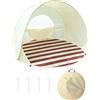 Generic Tenda da Spiaggia Con Protezione Solare UPF50+ Per 2-3 Persone | solare resistente e robusto Per Feste, Bordo Piscina, Campeggio, All'aperto, Giardino, Escursionismo, Patio e Picnic