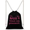 FWJZDSP Zaino con coulisse Don't Touch Me stile contadino, borsa a tracolla, borsa sportiva da viaggio, borsa da palestra unisex