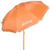 AKTIVE BEACH Ombrellone da spiaggia inclinabile D220 cm, Arancione, con protezione UV50, 8 aste, Materiale oxford, con ventilazione, per esterno (62483)