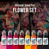 world famous Ryan Smith FLOWER Set - World Famous Limitless - 8x30ml - Colori Tattoo REACH