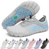 SAGUARO Scarpe Barefoot Minimaliste Donna Scarpette da Acqua Traspiranti Asciugatura Rapida Scarpe da Scoglio Antiscivolo per Bagno Spiaggia Yoga Surf, Grigio, 35 EU