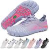 SAGUARO Scarpe Barefoot Minimaliste Donna Scarpette da Acqua Traspiranti Asciugatura Rapida Scarpe da Scoglio Antiscivolo per Bagno Spiaggia Yoga Surf, Viola Intenso, 35 EU