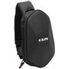 LS2 Borsa a Tracolla 4L, Zaino Monospalla Rigido Nero per Moto (BLACK)