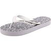 Armani Exchange Cooper Flip Flop, Scarpe acquatiche Donna, Op.Bianco+Nero, 38 EU
