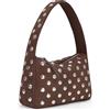 HiTotes Borse con borchie Y2K Borsa a tracolla per le donne Borsa con borchie Y2K borsa da sera pochette in pelle designer borse autunno borsa con borchie