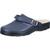 Fly Flot Ciabatta Donna con Tomaia E Sottopelle in Pelle Liscia, Cinturino Regolabile, Sottopiede Antishock, Sandali