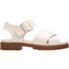 Clarks Orinoco Cross Womens Cream Leather, 5